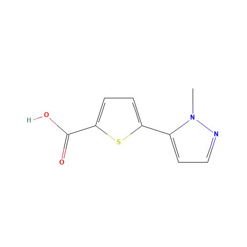 5-(2-methylpyrazol-3-yl)thiophene-2-carboxylic acid (CAS: 656226-60-7) - Related Chemical Product