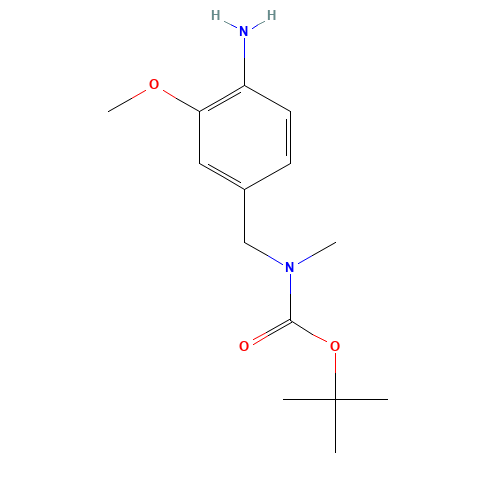 tert-butyl N-[(4-amino-3-methoxyphenyl)methyl]-N-methylcarbamate (CAS: 457099-62-6) - Related Chemical Product