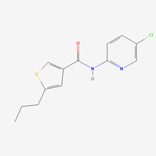 N-(5-chloropyridin-2-yl)-5-propylthiophene-3-carboxamide (CAS: 774589-93-4) - Related Chemical Product
