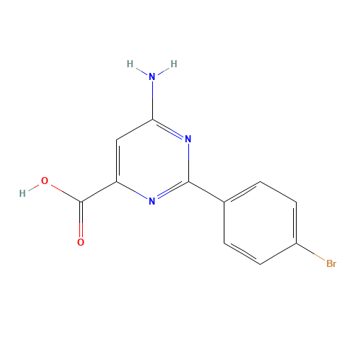 6-amino-2-(4-bromophenyl)pyrimidine-4-carboxylic acid (CAS: 1432057-90-3) - Related Chemical Product