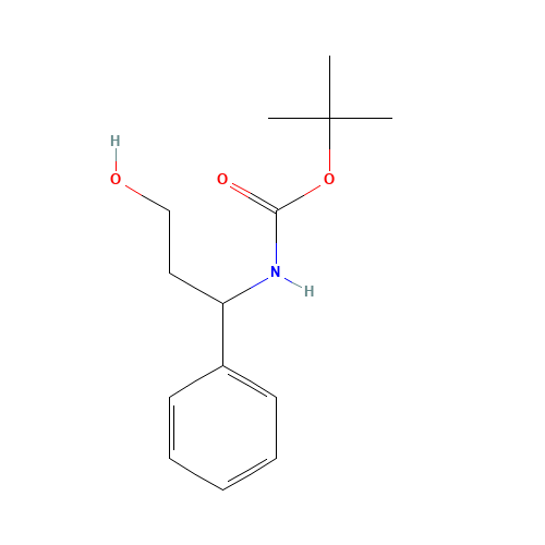 tert-butyl N-(3-hydroxy-1-phenylpropyl)carbamate (CAS: 218449-48-0) - Related Chemical Product