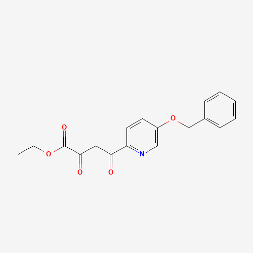 ethyl 2,4-dioxo-4-(5-phenylmethoxypyridin-2-yl)butanoate (CAS: 858597-94-1) - Related Chemical Product