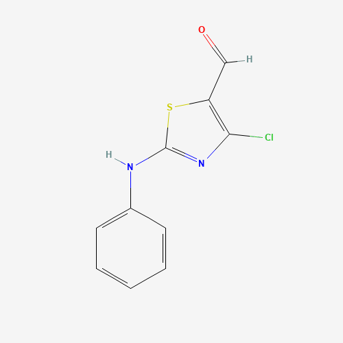 2-anilino-4-chloro-1,3-thiazole-5-carbaldehyde (CAS: 126193-27-9) - Related Chemical Product