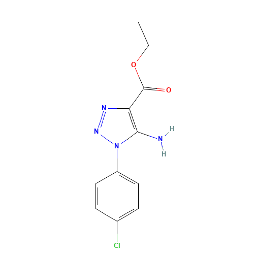 ethyl 5-amino-1-(4-chlorophenyl)triazole-4-carboxylate (CAS: 28924-62-1) - Related Chemical Product