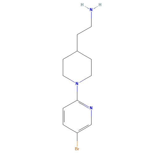 2-[1-(5-bromopyridin-2-yl)piperidin-4-yl]ethanamine (CAS: 1206673-59-7) - Related Chemical Product