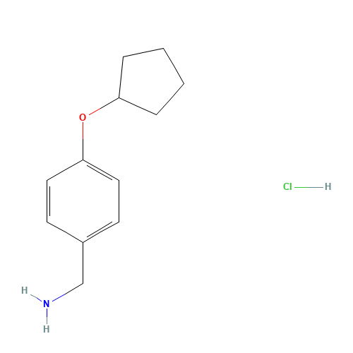(4-cyclopentyloxyphenyl)methanamine;hydrochloride (CAS: 1235440-30-8) - Related Chemical Product