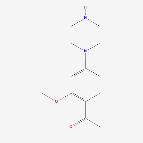 1-(2-methoxy-4-piperazin-1-ylphenyl)ethanone (CAS: 868245-05-0) - Related Chemical Product