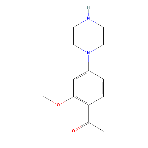 1-(2-methoxy-4-piperazin-1-ylphenyl)ethanone (CAS: 868245-05-0) - Related Chemical Product