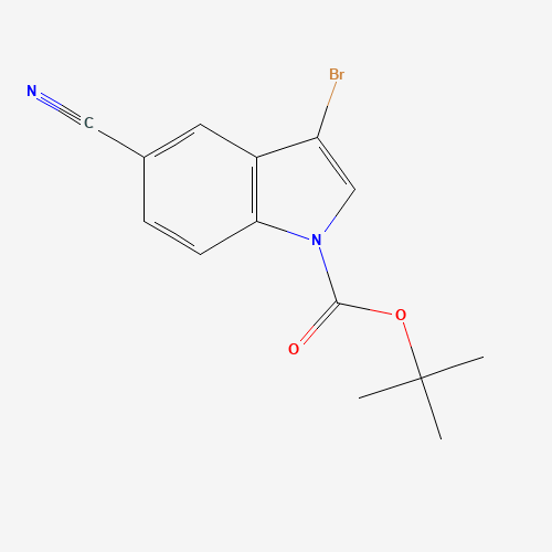 tert-butyl 3-bromo-5-cyanoindole-1-carboxylate (CAS: 348640-12-0) - Related Chemical Product