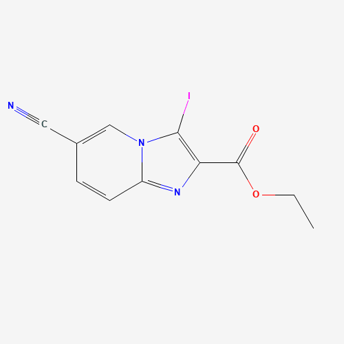 ethyl 6-cyano-3-iodoimidazo[1,2-a]pyridine-2-carboxylate (CAS: 885275-50-3) - Related Chemical Product