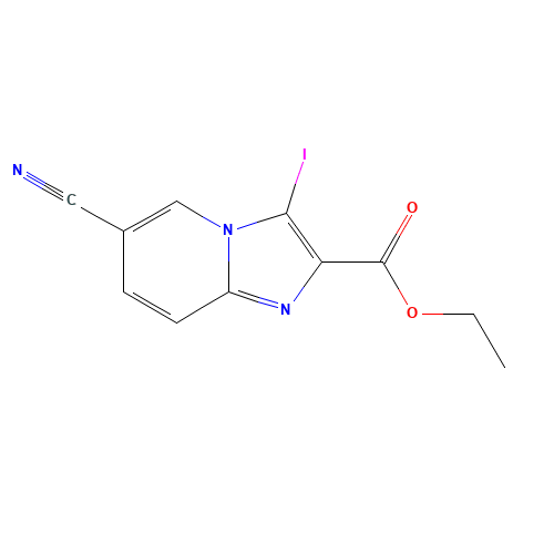 ethyl 6-cyano-3-iodoimidazo[1,2-a]pyridine-2-carboxylate (CAS: 885275-50-3) - Related Chemical Product