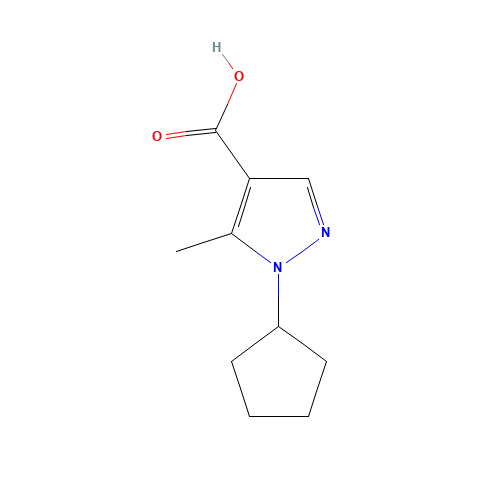 1-cyclopentyl-5-methylpyrazole-4-carboxylic acid (CAS: 1303797-58-1) - Related Chemical Product