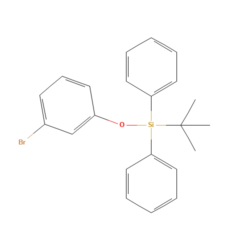 (3-bromophenoxy)-tert-butyl-diphenylsilane (CAS: 133772-45-9) - Related Chemical Product