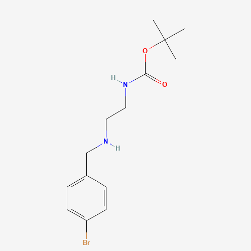tert-butyl N-[2-[(4-bromophenyl)methylamino]ethyl]carbamate (CAS: 1171245-32-1) - Related Chemical Product