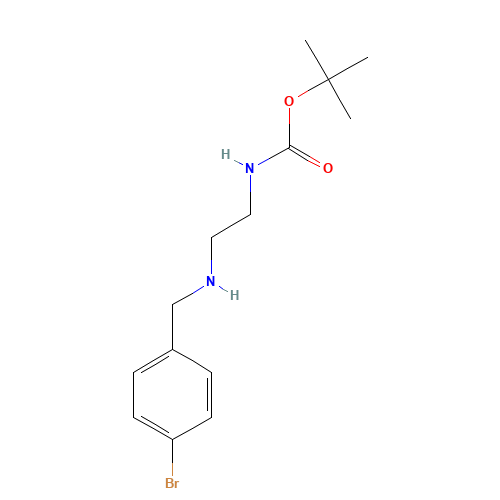 tert-butyl N-[2-[(4-bromophenyl)methylamino]ethyl]carbamate (CAS: 1171245-32-1) - Related Chemical Product