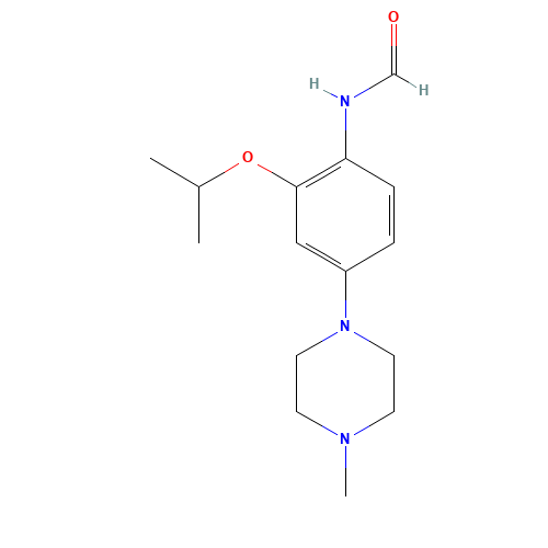 N-[4-(4-methylpiperazin-1-yl)-2-propan-2-yloxyphenyl]formamide (CAS: 1462951-71-8) - Related Chemical Product