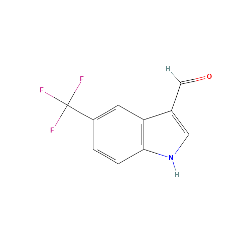 5-(trifluoromethyl)-1H-indole-3-carbaldehyde (CAS: 468718-16-3) - Related Chemical Product
