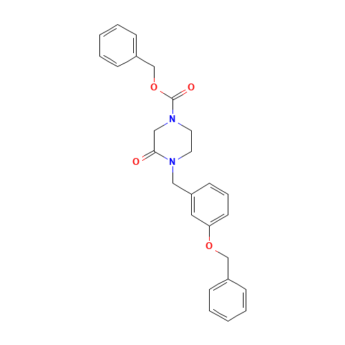 benzyl 3-oxo-4-[(3-phenylmethoxyphenyl)methyl]piperazine-1-carboxylate (CAS: 1139877-22-7) - Related Chemical Product