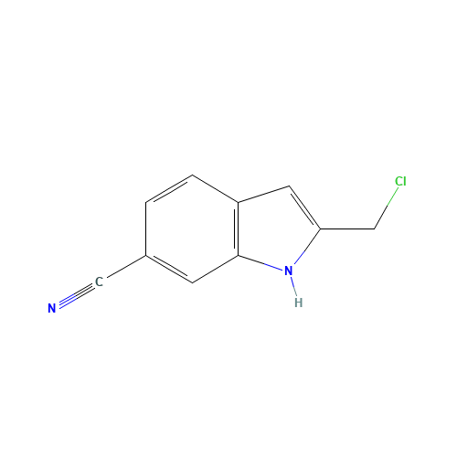2-(chloromethyl)-1H-indole-6-carbonitrile (CAS: 313972-72-4) - Related Chemical Product