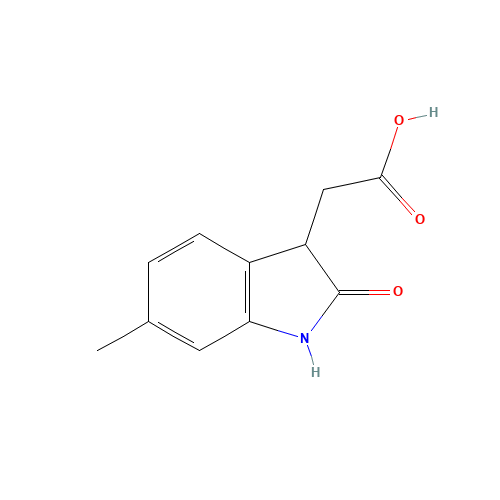 2-(6-methyl-2-oxo-1,3-dihydroindol-3-yl)acetic acid (CAS: 959241-55-5) - Related Chemical Product