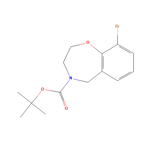 tert-butyl 9-bromo-3,5-dihydro-2H-1,4-benzoxazepine-4-carboxylate (CAS: 1055880-27-7) - Related Chemical Product