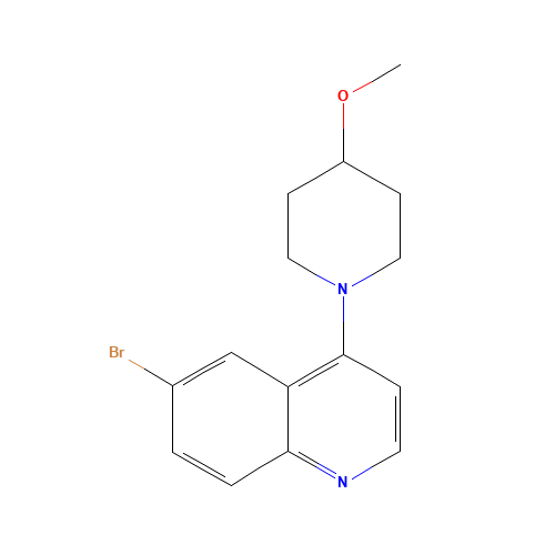 6-bromo-4-(4-methoxypiperidin-1-yl)quinoline (CAS: 474707-27-2) - Related Chemical Product