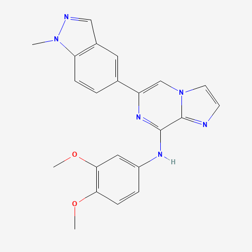 N-(3,4-dimethoxyphenyl)-6-(1-methylindazol-5-yl)imidazo[1,2-a]pyrazin-8-amine (CAS: 1229207-08-2) - Related Chemical Product