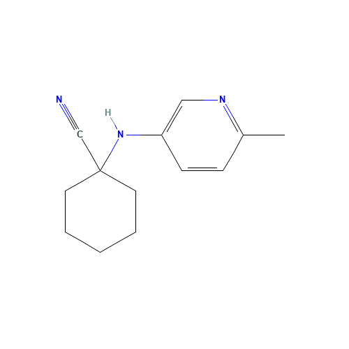 1-[(6-methylpyridin-3-yl)amino]cyclohexane-1-carbonitrile (CAS: 1240874-69-4) - Related Chemical Product