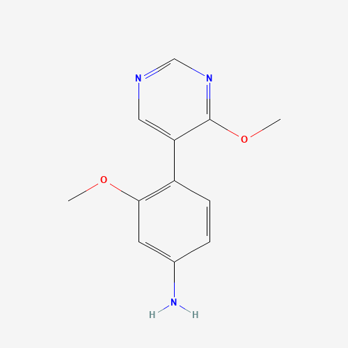 3-methoxy-4-(4-methoxypyrimidin-5-yl)aniline (CAS: 1357094-86-0) - Related Chemical Product