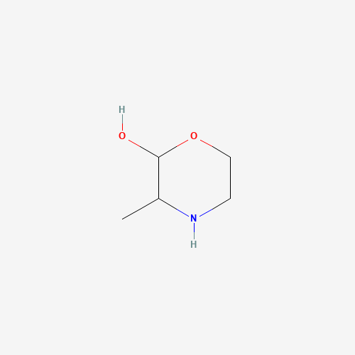 3-methylmorpholin-2-ol (CAS: 1334404-79-3) - Chemical Structure and Molecular Formula 