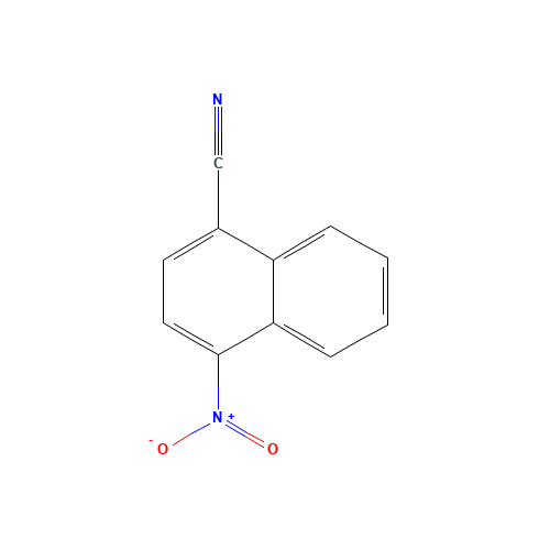 4-nitronaphthalene-1-carbonitrile (CAS: 23245-63-8) - Chemical Structure and Molecular Formula 