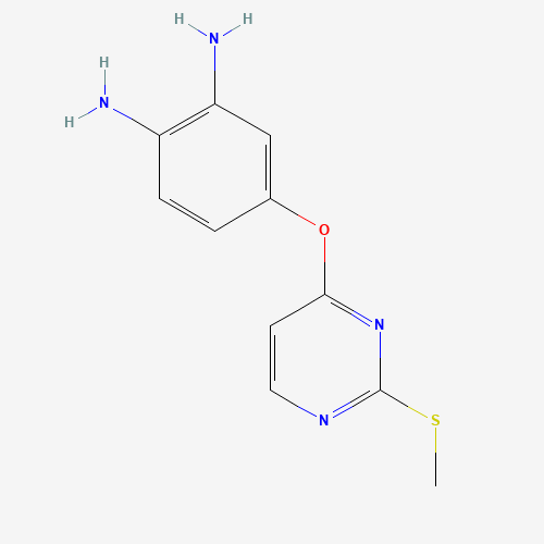 4-(2-methylsulfanylpyrimidin-4-yl)oxybenzene-1,2-diamine (CAS: 769961-34-4) - Related Chemical Product
