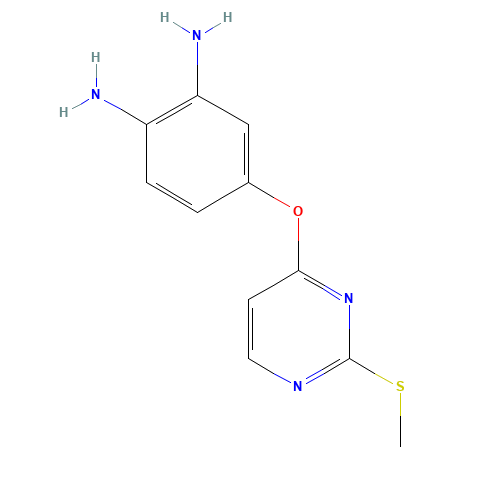 4-(2-methylsulfanylpyrimidin-4-yl)oxybenzene-1,2-diamine (CAS: 769961-34-4) - Related Chemical Product