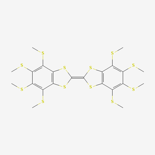 4,5,6,7-tetrakis(methylsulfanyl)-2-[4,5,6,7-tetrakis(methylsulfanyl)-1,3-benzodithiol-2-ylidene]-1,3-benzodithiole (CAS: 129137-82-2) - Related Chemical Product