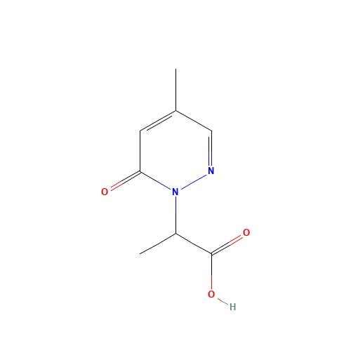 2-(4-methyl-6-oxopyridazin-1-yl)propanoic acid (CAS: 1190392-17-6) - Related Chemical Product