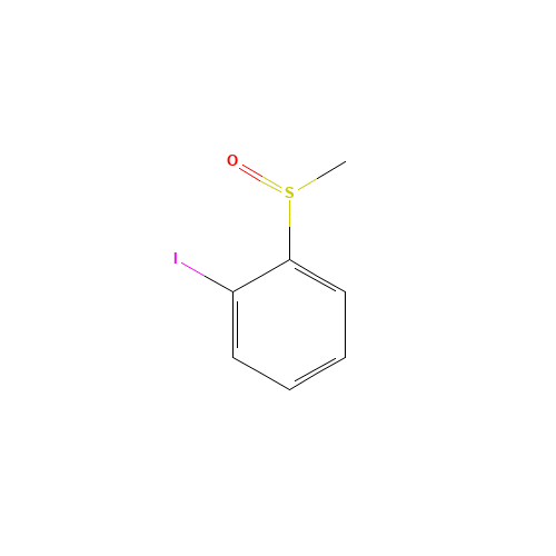 1-iodo-2-methylsulfinylbenzene (CAS: 71545-38-5) - Chemical Structure and Molecular Formula 