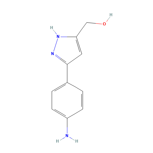 [3-(4-aminophenyl)-1H-pyrazol-5-yl]methanol (CAS: 1257858-93-7) - Related Chemical Product