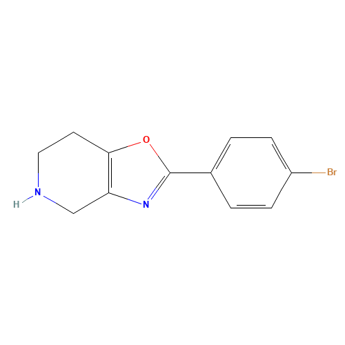 2-(4-bromophenyl)-4,5,6,7-tetrahydro-[1,3]oxazolo[4,5-c]pyridine (CAS: 885272-77-5) - Related Chemical Product