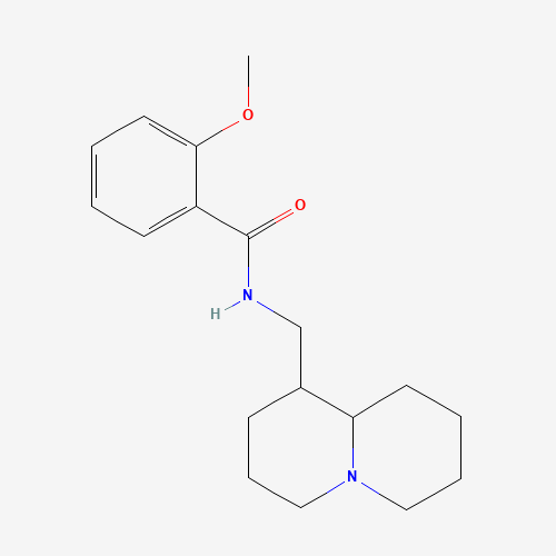N-(2,3,4,6,7,8,9,9a-octahydro-1H-quinolizin-1-ylmethyl)-2-methoxybenzamide (CAS: 676531-07-0) - Related Chemical Product