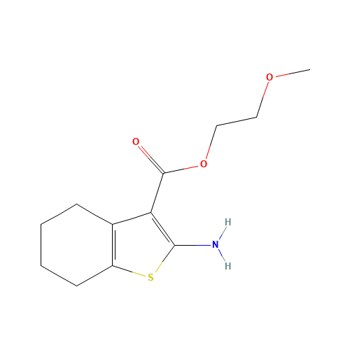 2-methoxyethyl 2-amino-4,5,6,7-tetrahydro-1-benzothiophene-3-carboxylate (CAS: 351980-81-9) - Related Chemical Product