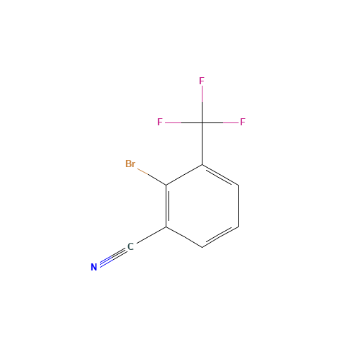2-bromo-3-(trifluoromethyl)benzonitrile (CAS: 914637-07-3) - Chemical Structure and Molecular Formula 