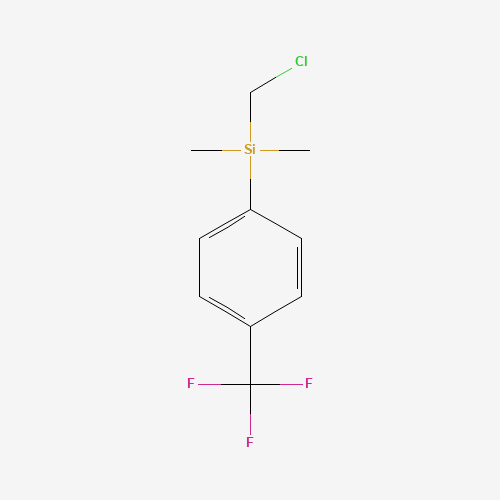 chloromethyl-dimethyl-[4-(trifluoromethyl)phenyl]silane (CAS: 77491-01-1) - Related Chemical Product