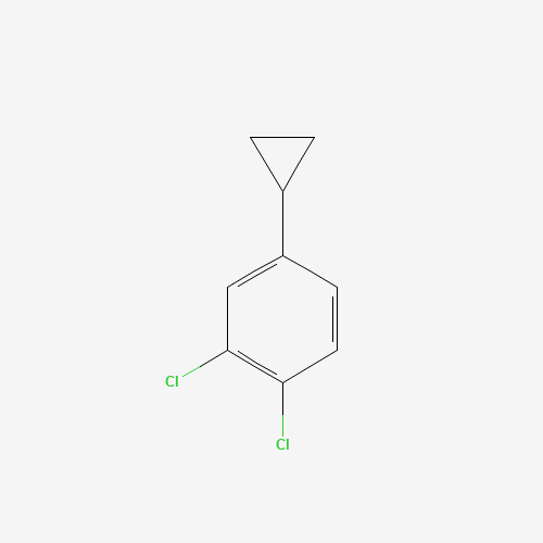 1,2-dichloro-4-cyclopropylbenzene (CAS: 1135251-50-1) - Chemical Structure and Molecular Formula 