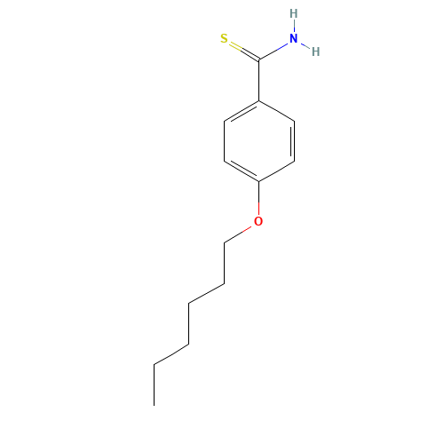 4-hexoxybenzenecarbothioamide (CAS: 105942-03-8) - Related Chemical Product