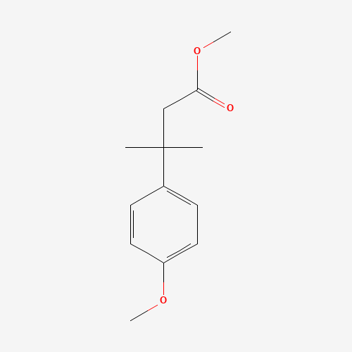 methyl 3-(4-methoxyphenyl)-3-methylbutanoate (CAS: 67437-37-0) - Related Chemical Product