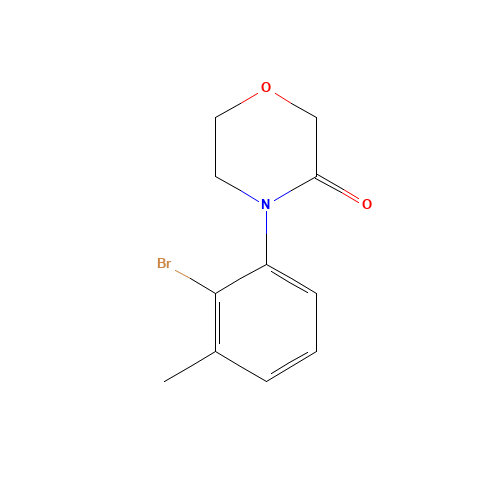 4-(2-bromo-3-methylphenyl)morpholin-3-one (CAS: 1319197-27-7) - Related Chemical Product