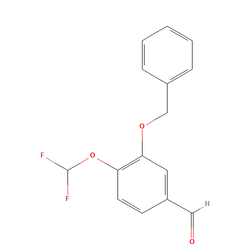 4-(difluoromethoxy)-3-phenylmethoxybenzaldehyde (CAS: 577968-58-2) - Related Chemical Product