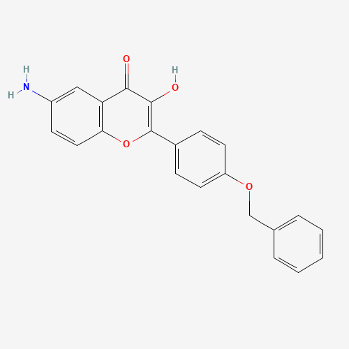 6-amino-3-hydroxy-2-(4-phenylmethoxyphenyl)chromen-4-one (CAS: 1187087-69-9) - Related Chemical Product