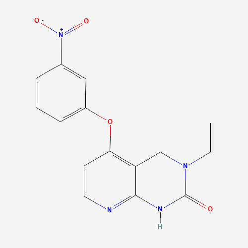 3-ethyl-5-(3-nitrophenoxy)-1,4-dihydropyrido[2,3-d]pyrimidin-2-one (CAS: 1265636-21-2) - Related Chemical Product