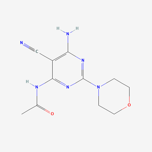 N-(6-amino-5-cyano-2-morpholin-4-ylpyrimidin-4-yl)acetamide (CAS: 1353875-77-0) - Related Chemical Product